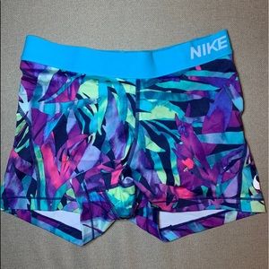 Multicolored Nike Pros